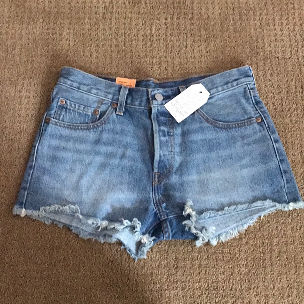Levi’s 501 straight leg.